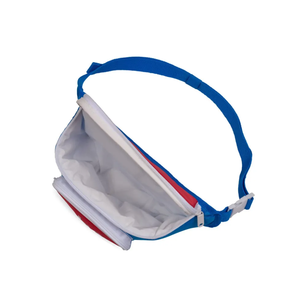 00063079-Igloo - Retro Fanny Pack Cooler Bag  - Coral Red