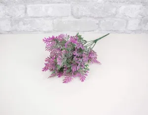 12" Lavender Leaf Spray - Lilac