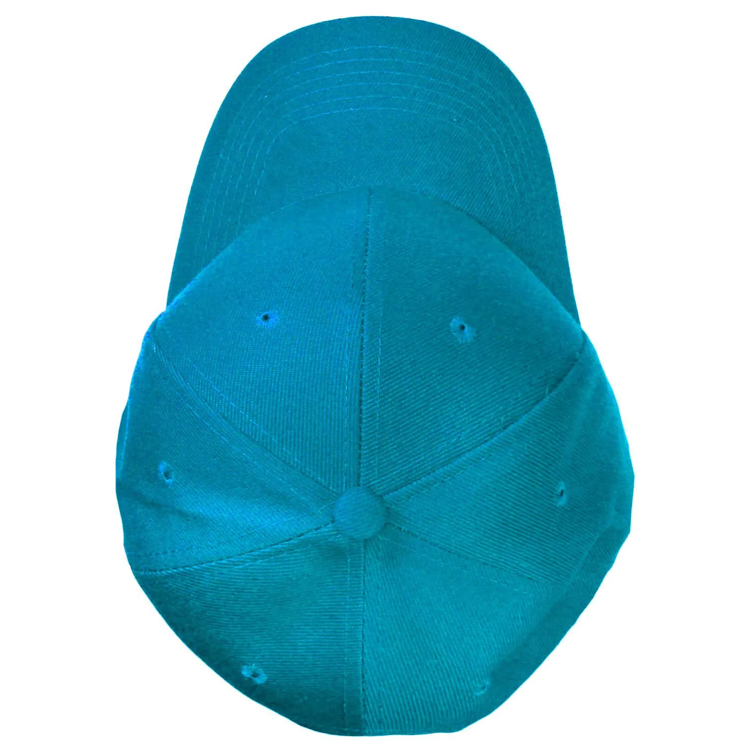 144-Pack Baseball Dad Cap Velcro Strap Adjustable Size - Turquoise