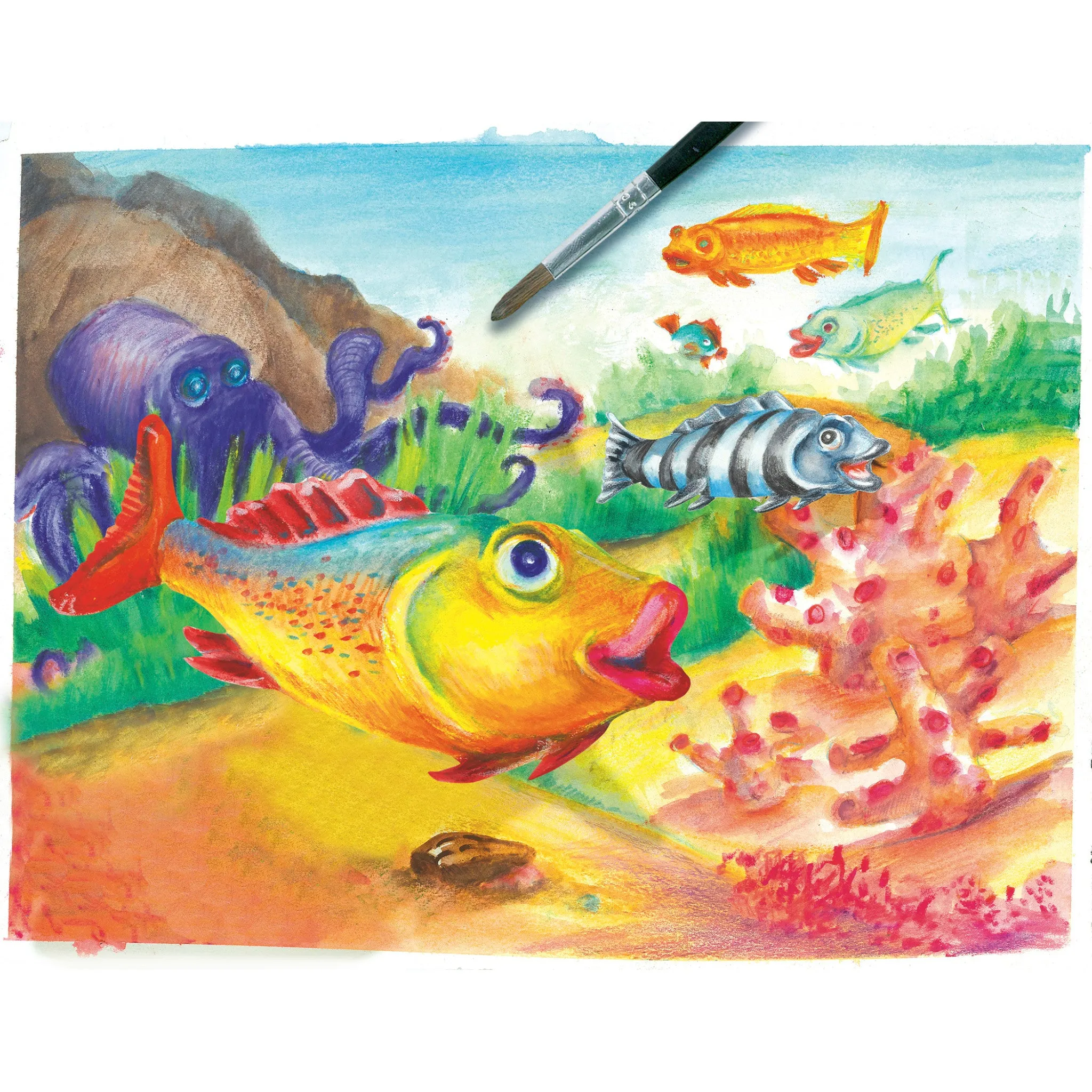 15 Watercolor Crayons - #9140315