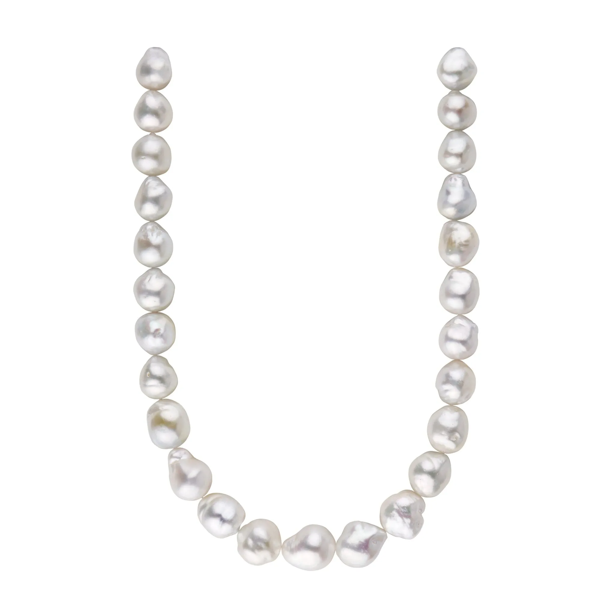 15.9-18.4 mm AA /AAA White South Sea Baroque Necklace