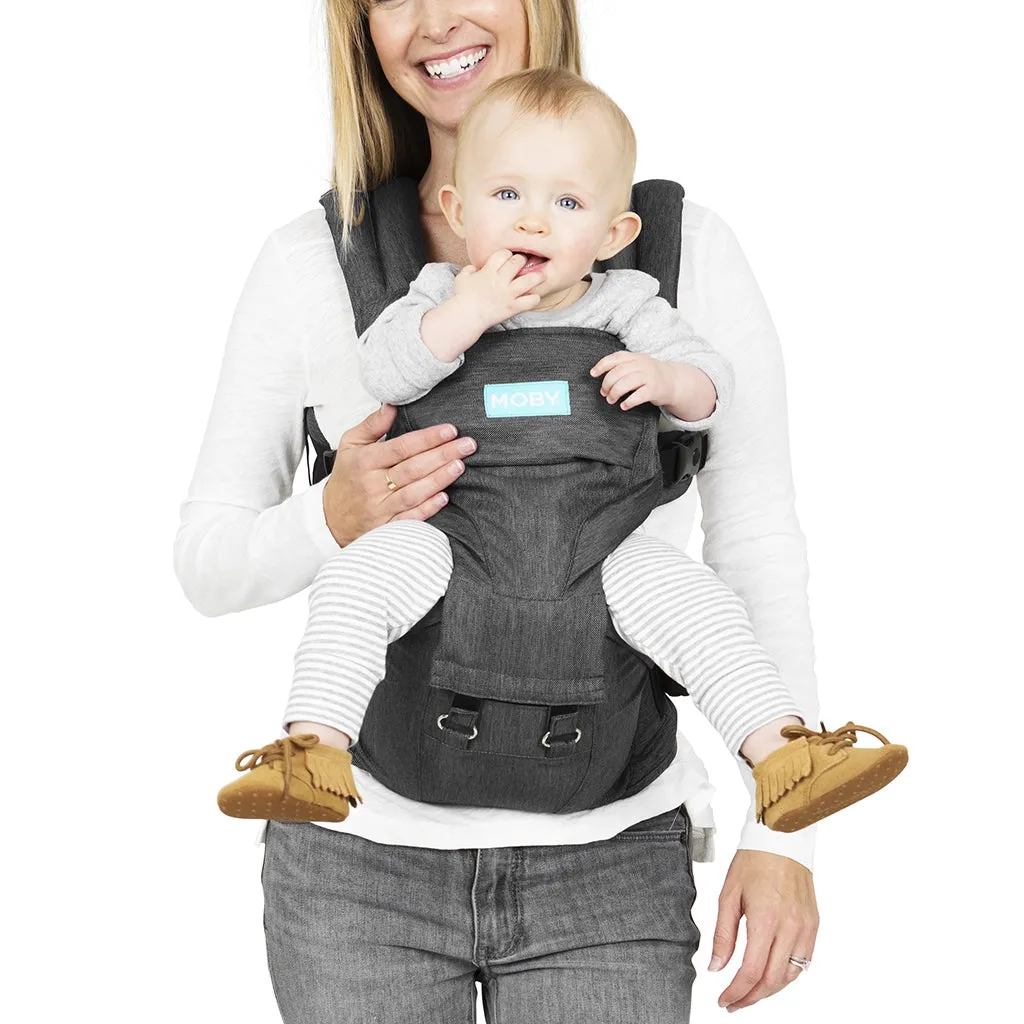 2-in-1 Carrier   Hip Seat - Grey