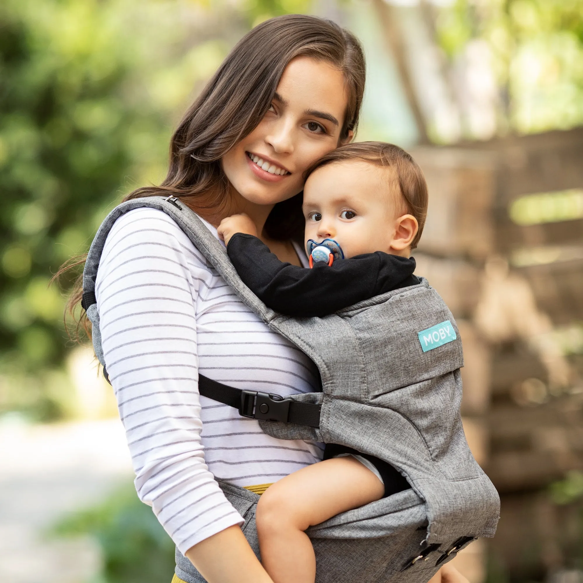 2-in-1 Carrier   Hip Seat - Grey