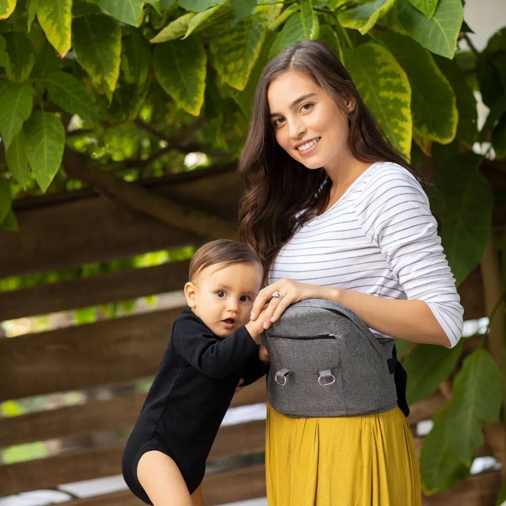2-in-1 Carrier   Hip Seat - Grey
