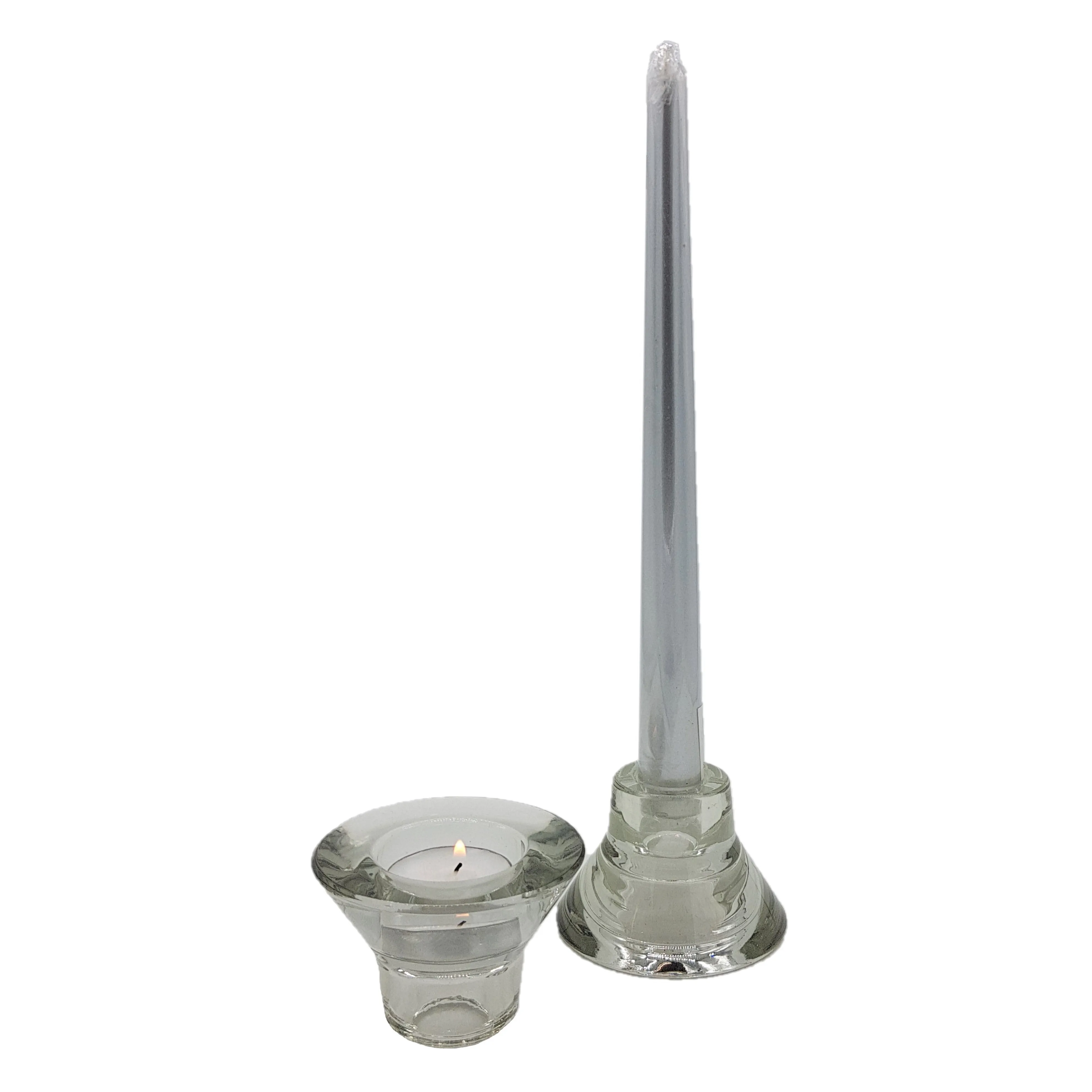 2-In-1 Glass Tealight / Candle Holder