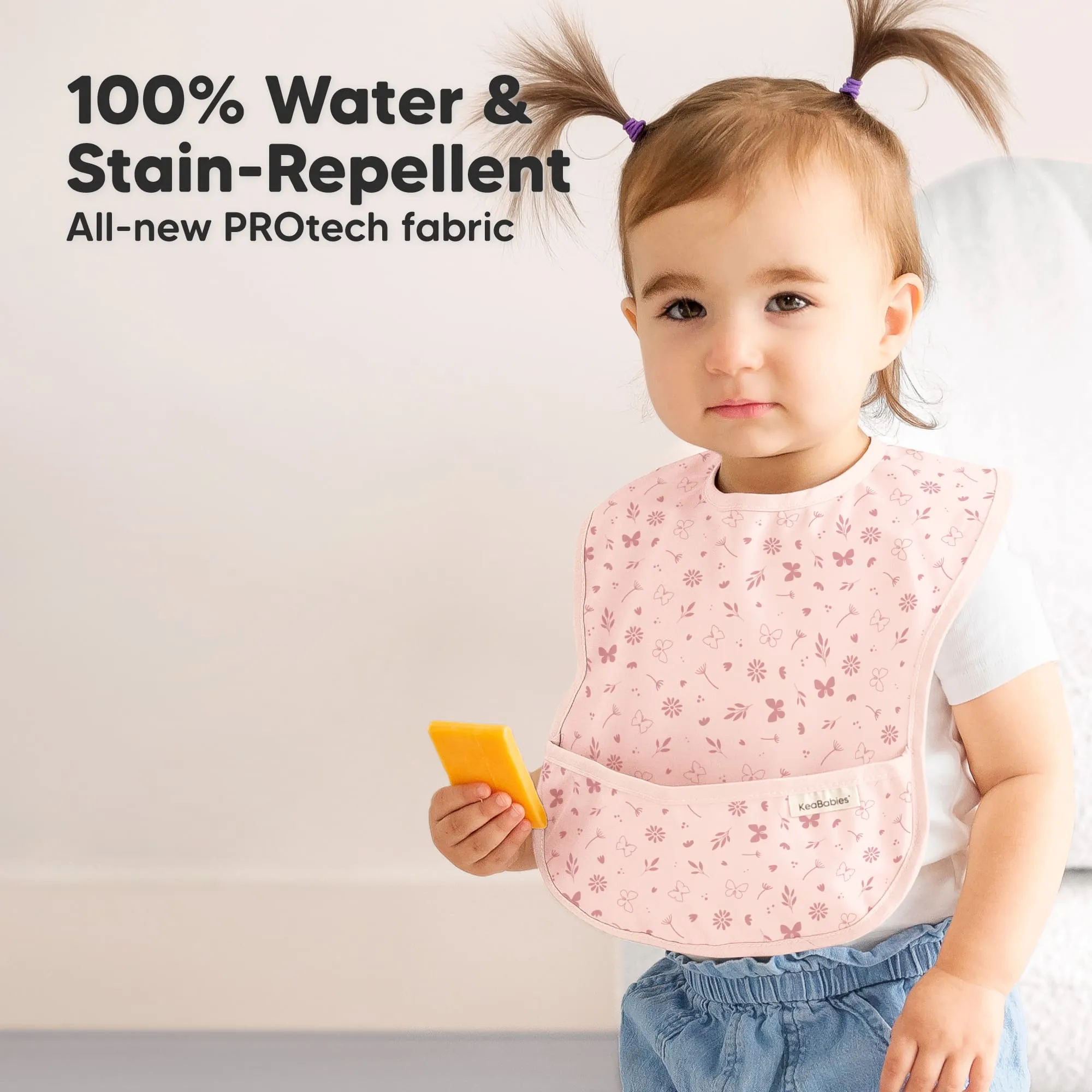3-Pack Presto Waterproof Bibs (Butterflies)