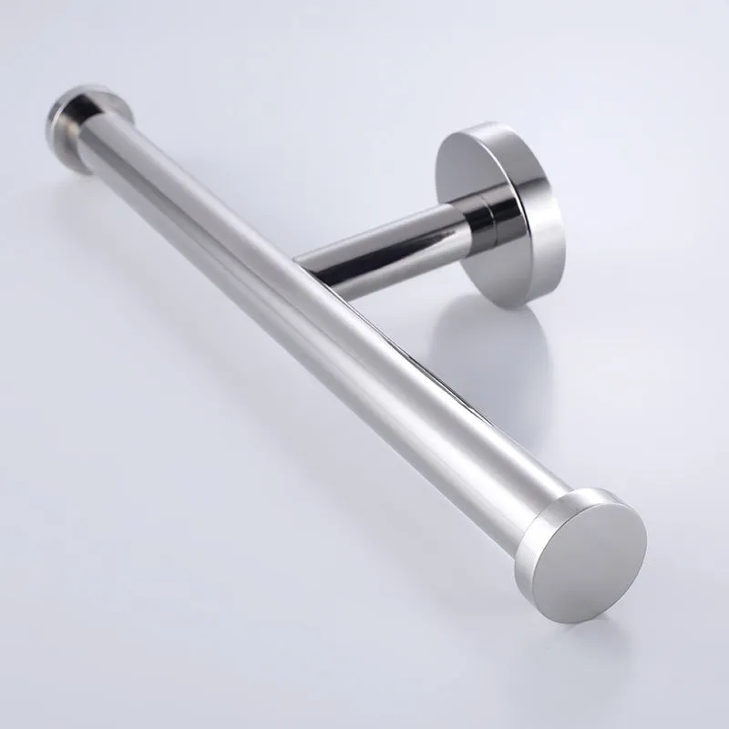 304 Stainless Steel Simple round Toilet Tissue Holder Bathroom Pendant Storage Toilet Paper Holder