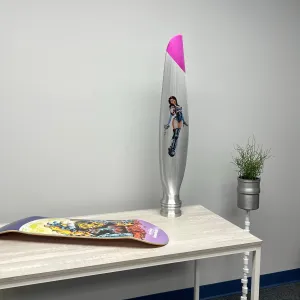 38" Pinup Girl Space Babe Cessna 182 Scimitar Propeller Blade Art Metal Display