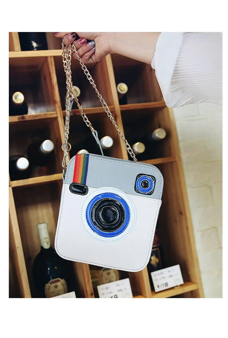 3D camera design chain handbag