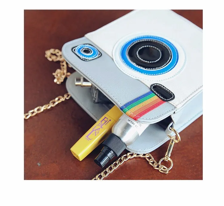 3D camera design chain handbag