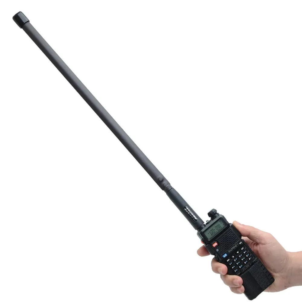 Abbree Walkie Talkie CS Tactical Foldable Antenna SMA-Female VHF UHF Dual Band For Baofeng UV-5R BF-888S UV-13 PRO UV-17