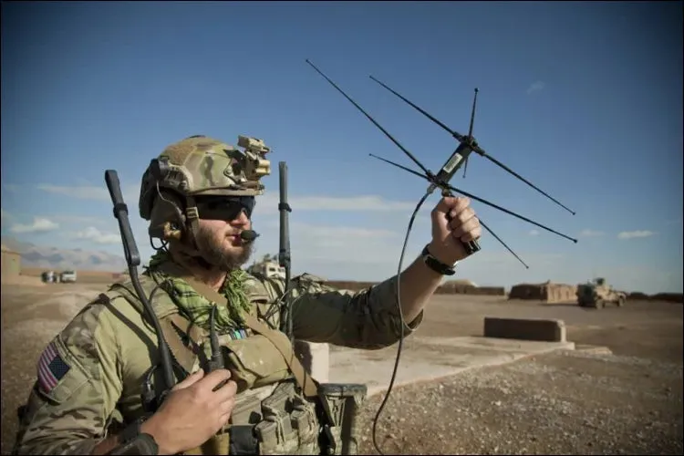 Abbree Walkie Talkie CS Tactical Foldable Antenna SMA-Female VHF UHF Dual Band For Baofeng UV-5R BF-888S UV-13 PRO UV-17