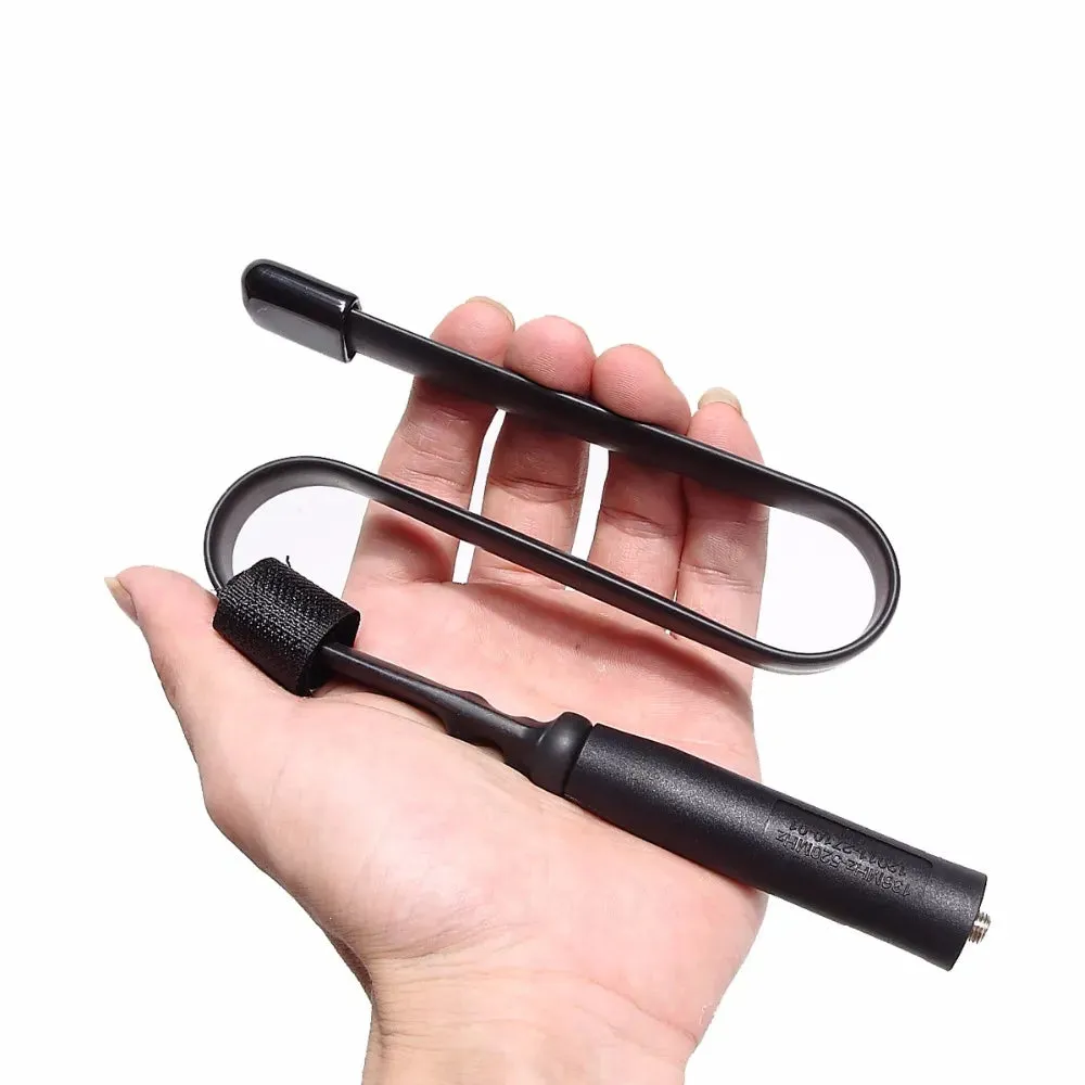 Abbree Walkie Talkie CS Tactical Foldable Antenna SMA-Female VHF UHF Dual Band For Baofeng UV-5R BF-888S UV-13 PRO UV-17