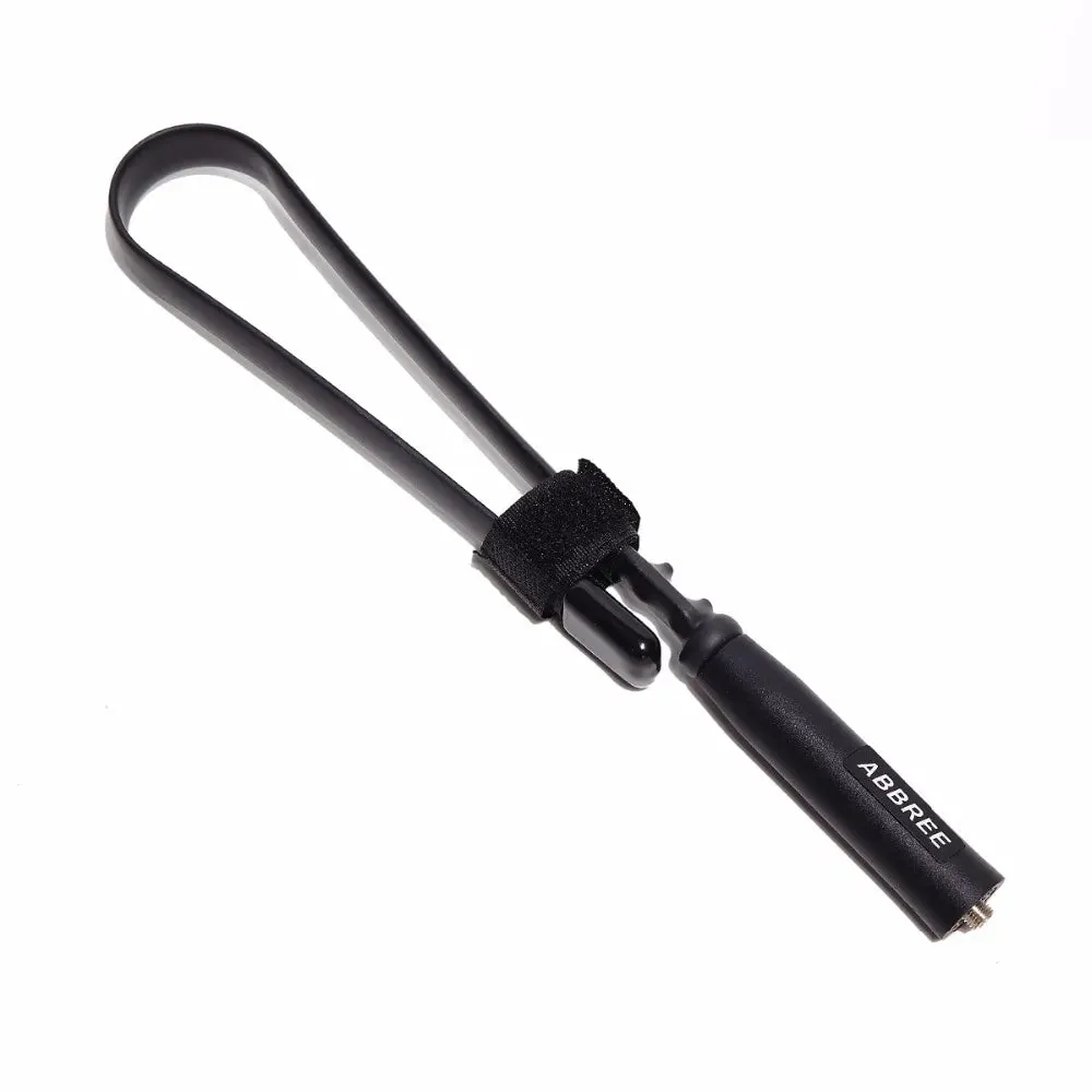 Abbree Walkie Talkie CS Tactical Foldable Antenna SMA-Female VHF UHF Dual Band For Baofeng UV-5R BF-888S UV-13 PRO UV-17