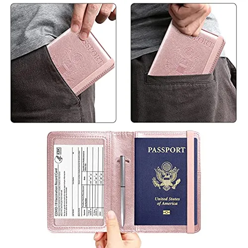 AC dream Passport and Vaccine Card Holder Combo