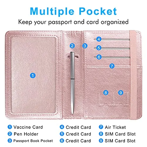 AC dream Passport and Vaccine Card Holder Combo