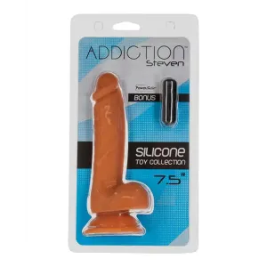 Addiction Steven 7.5" Dildo - Caramel
