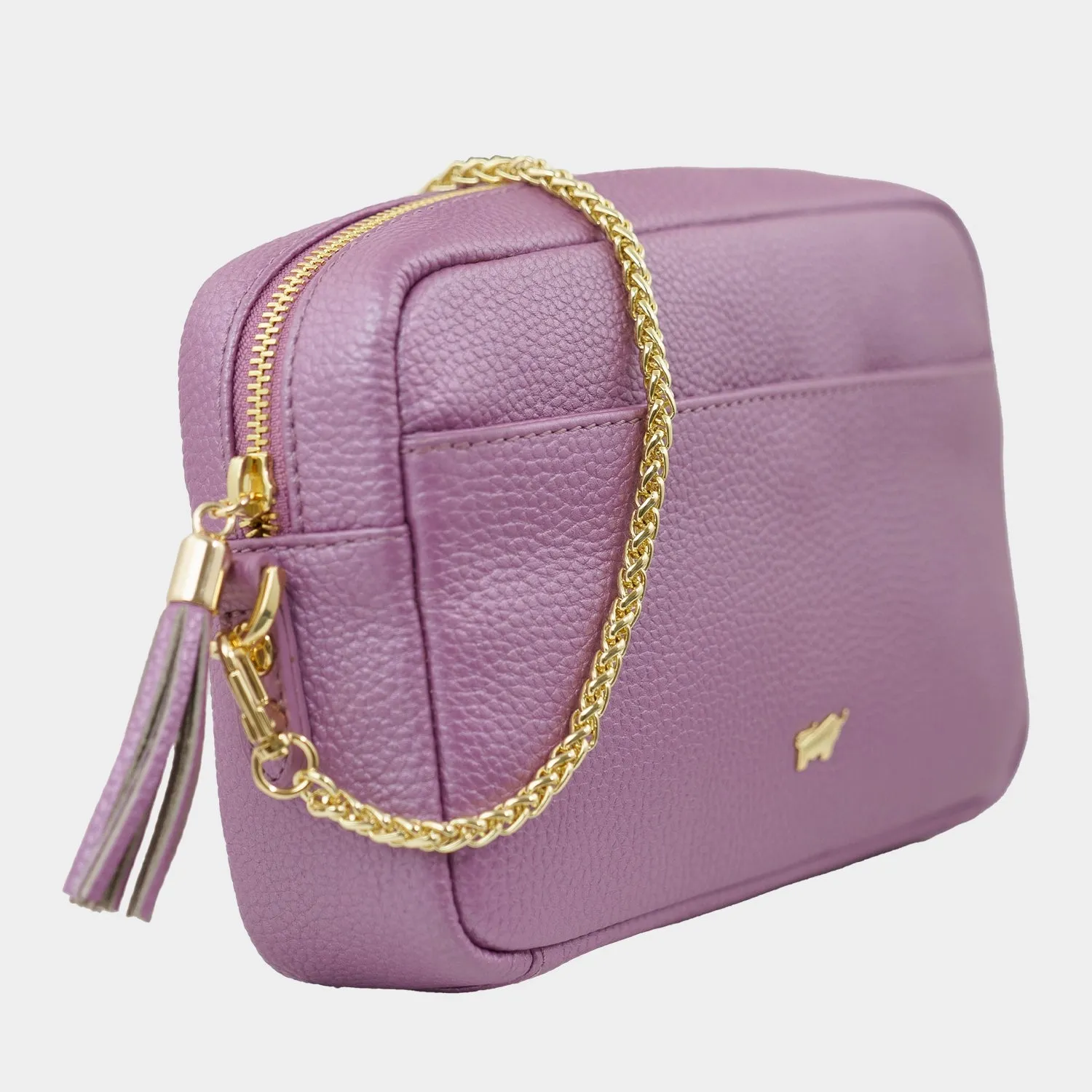 ALESSIA Camera Bag with Chain purple heather