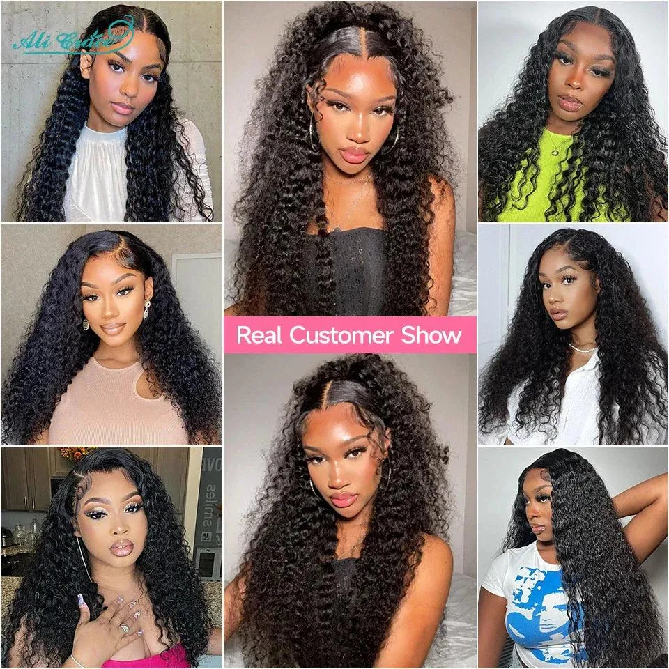 Ali Grace Deep Wave Swiss Lace Closure: Premium Human Hair Beauty