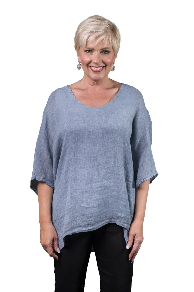 Anastasia Linen Top (BSS174)