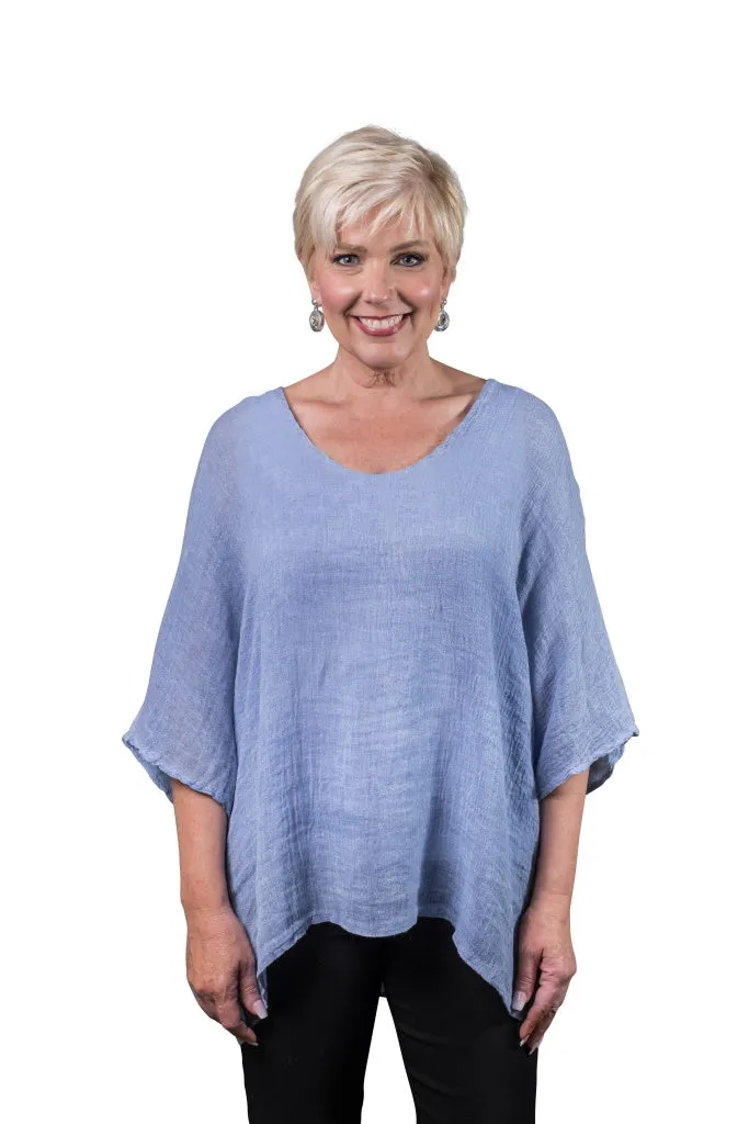 Anastasia Linen Top (BSS174)