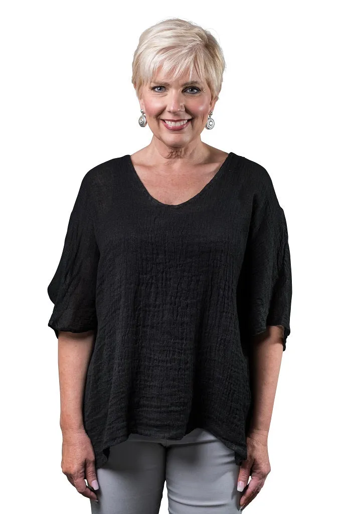 Anastasia Linen Top (BSS174)