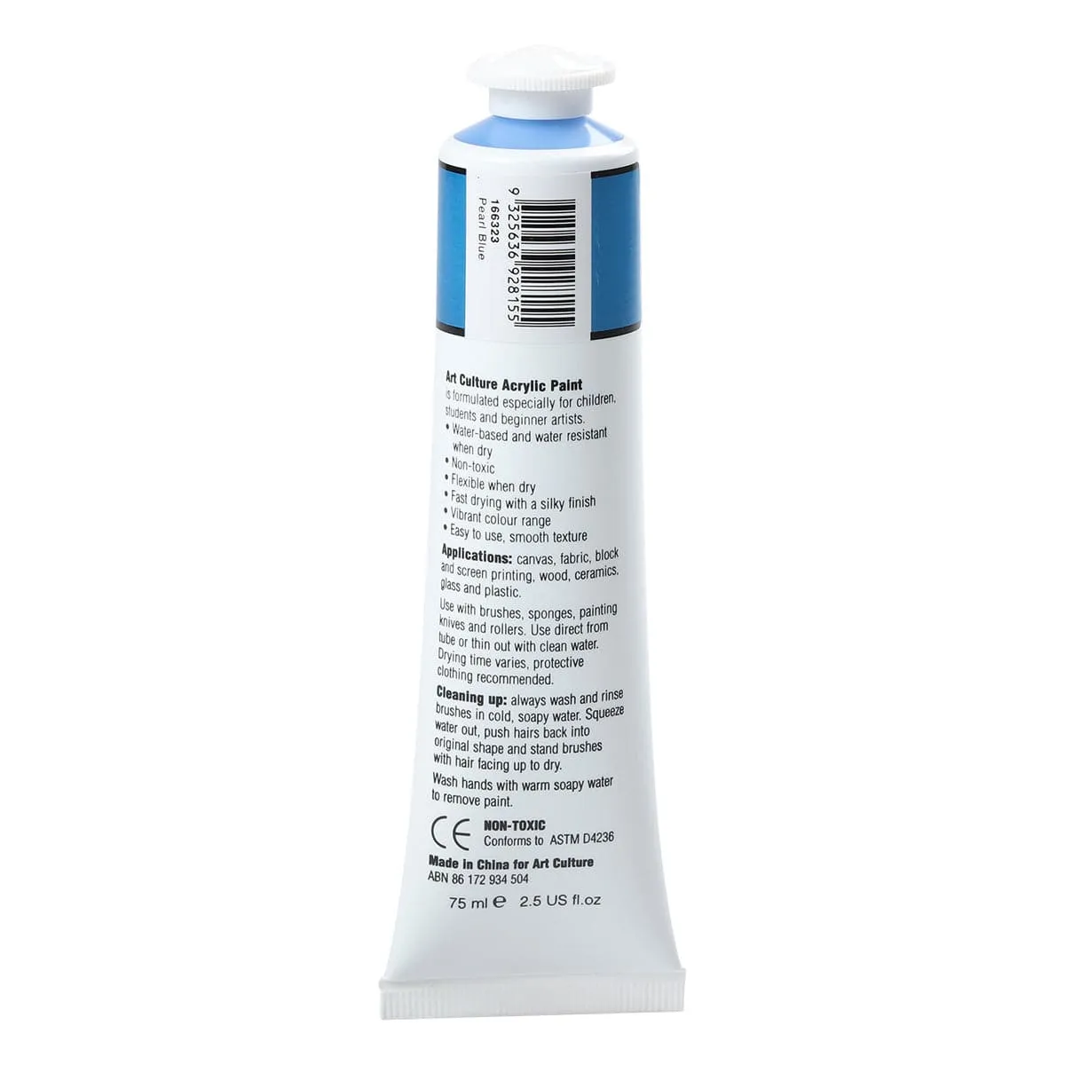 Art Culture Students Acrylic Paint Pearl Blue 75ml