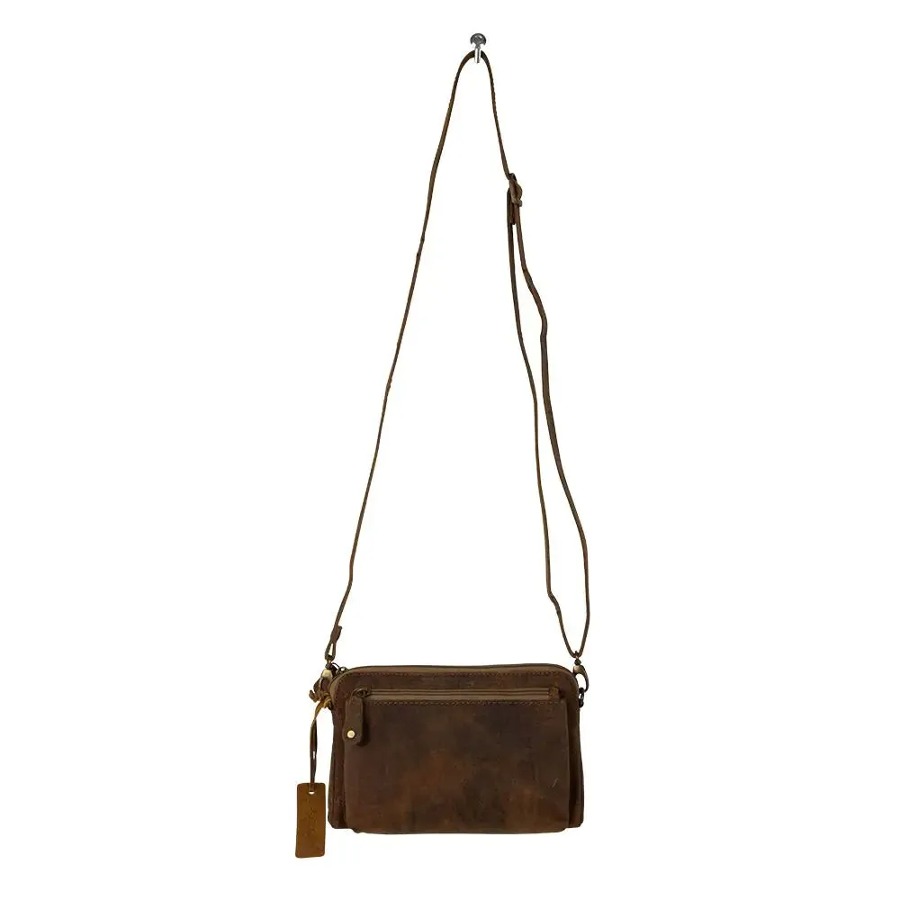 Auburn Leather Crossbody
