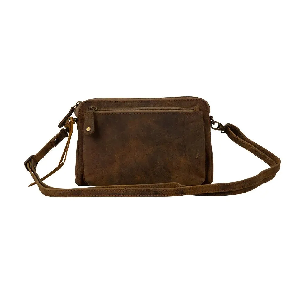Auburn Leather Crossbody
