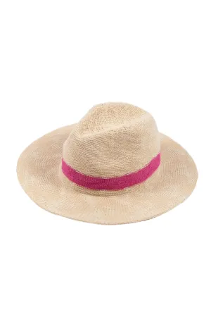Avalon Stripe Rancher Hat in Hot Pink Stripe