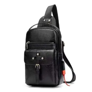 Backpack Waist Shoulder bag compatible with Ebook, Tablet and for Elephone U3H (2019) - Black