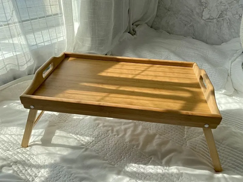 Bamboo Foldable Tray