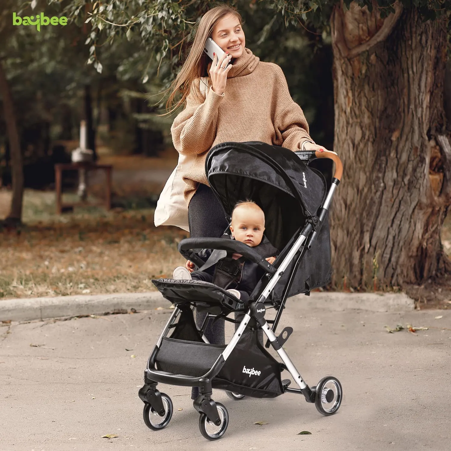 Baybee Infant Baby Pram Stroller for Babies, Foldable Baby Stroller with Aluminium Frame,