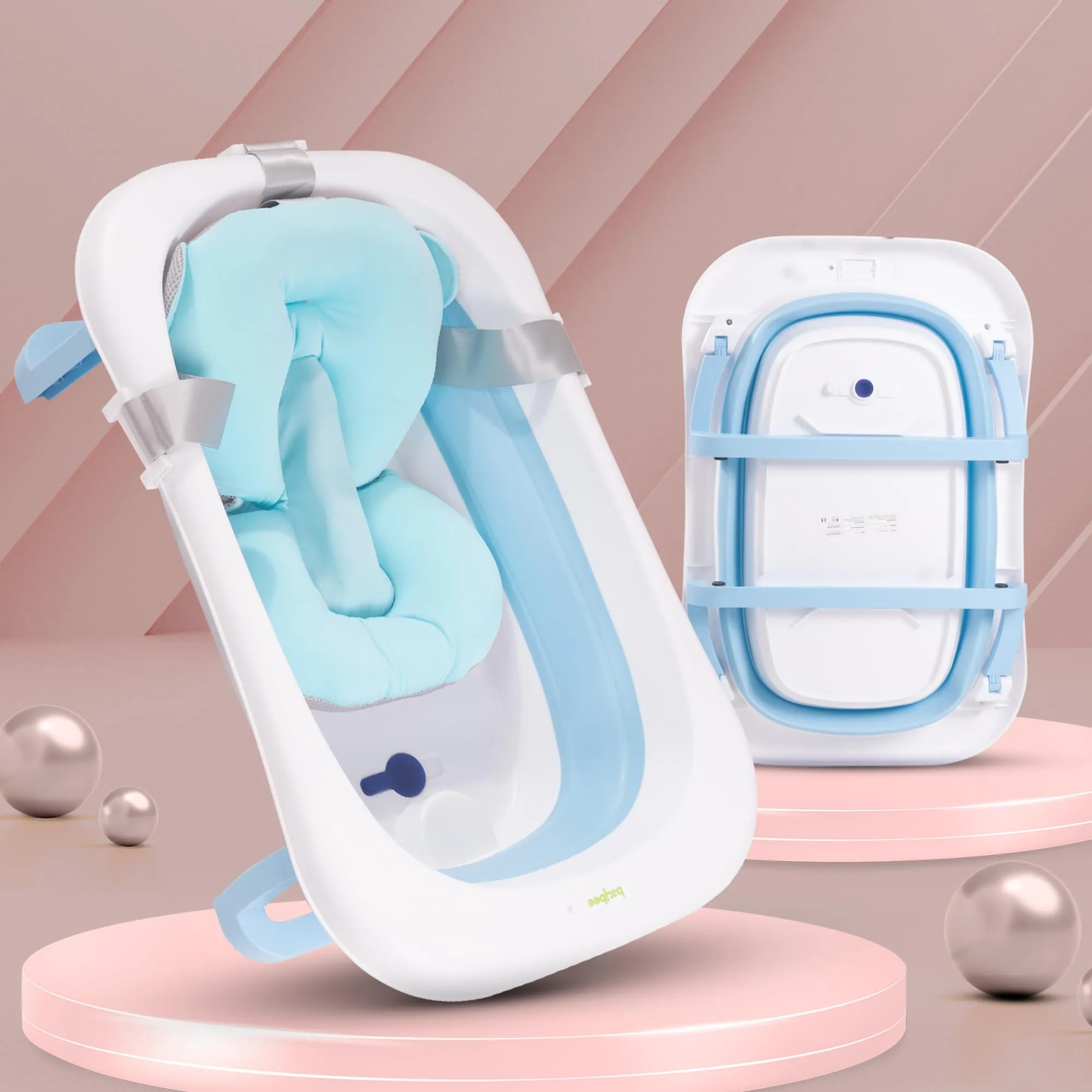 Baybee Loria Foldable Baby Bath Tub for Kids Mini Swimming Pool for Kids