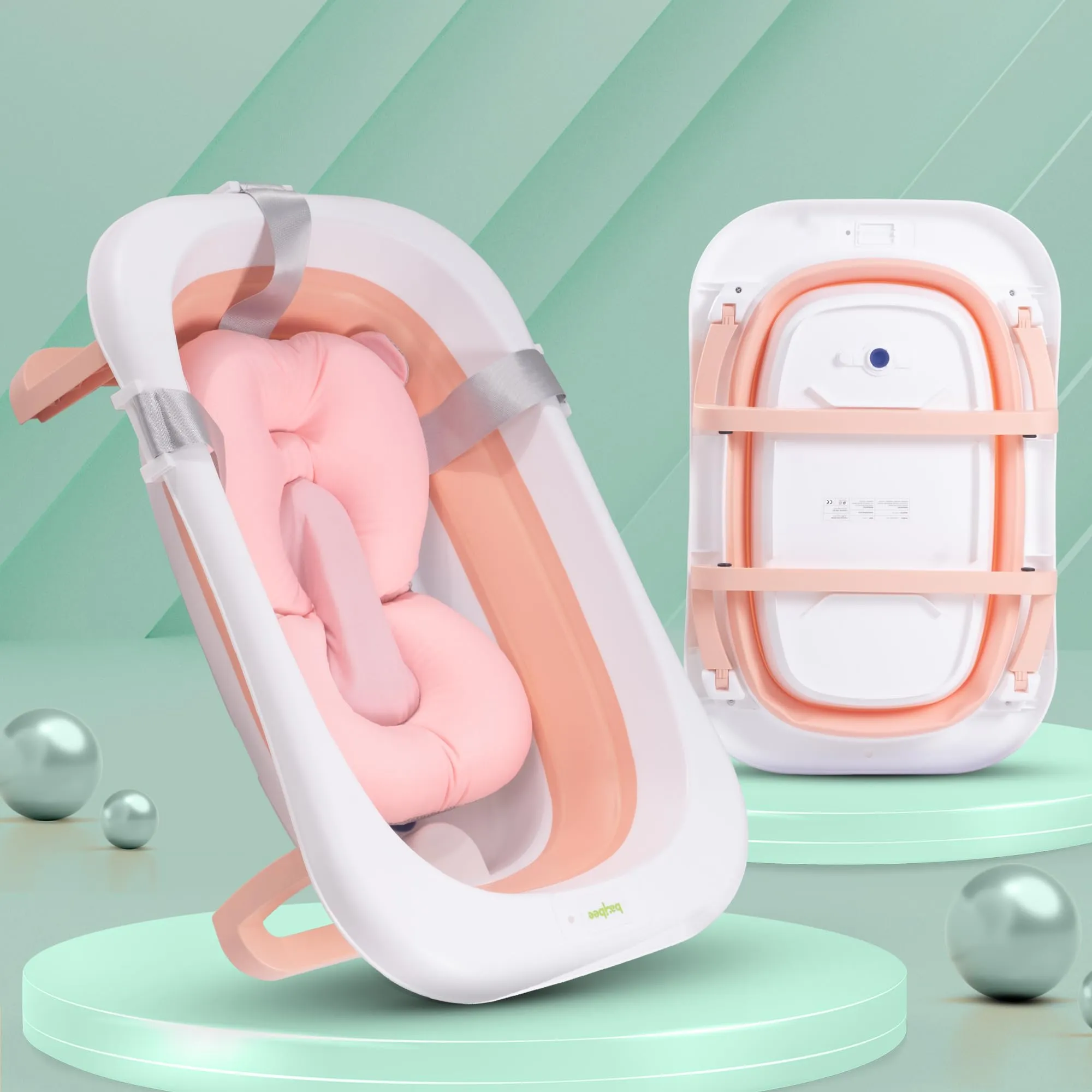 Baybee Loria Foldable Baby Bath Tub for Kids Mini Swimming Pool for Kids