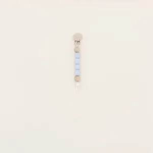 Be Mummy - Mini pacifier holder - Pearl: Baby blue