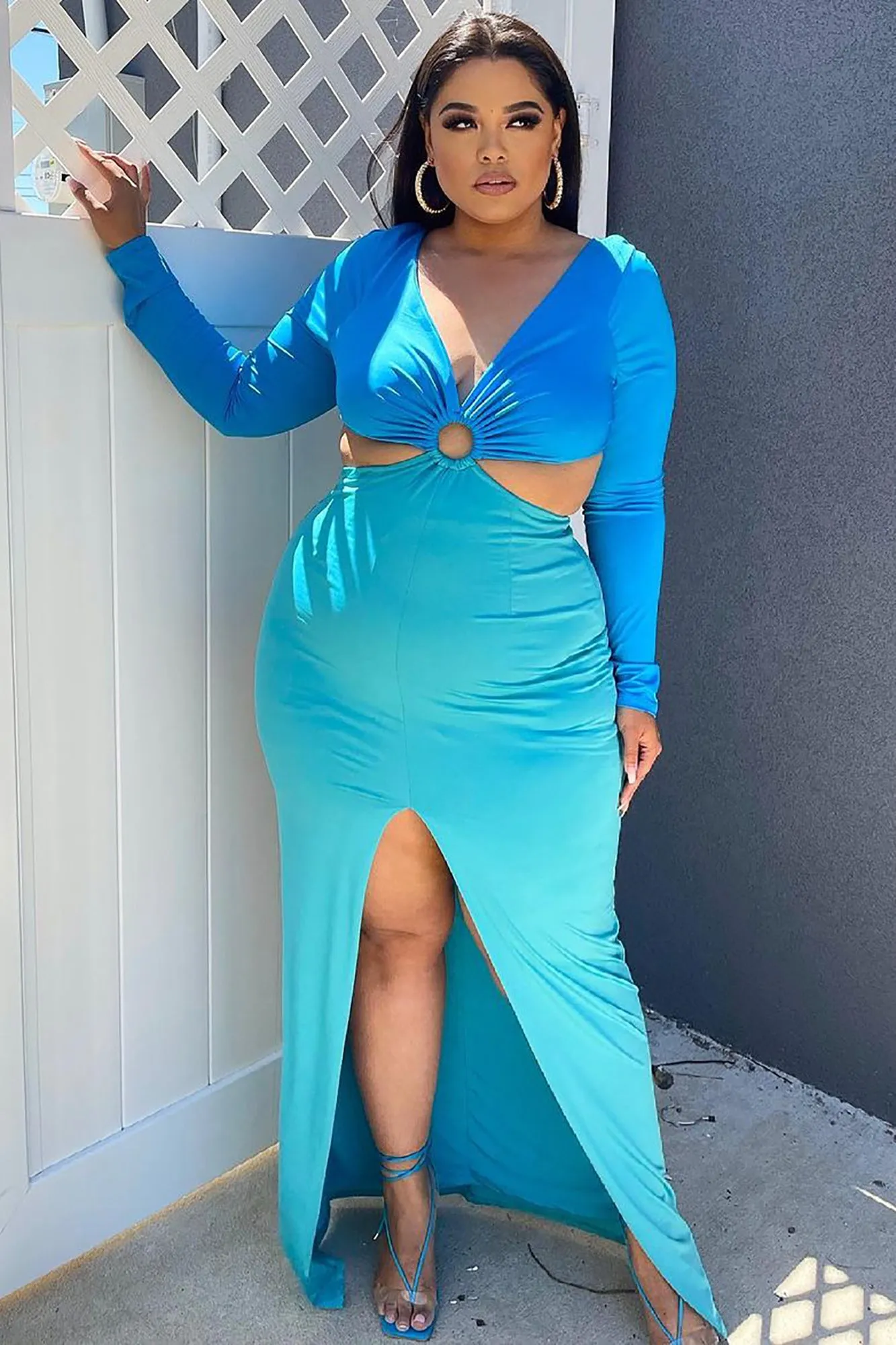 Be Unique Maxi Dress - Turquoise