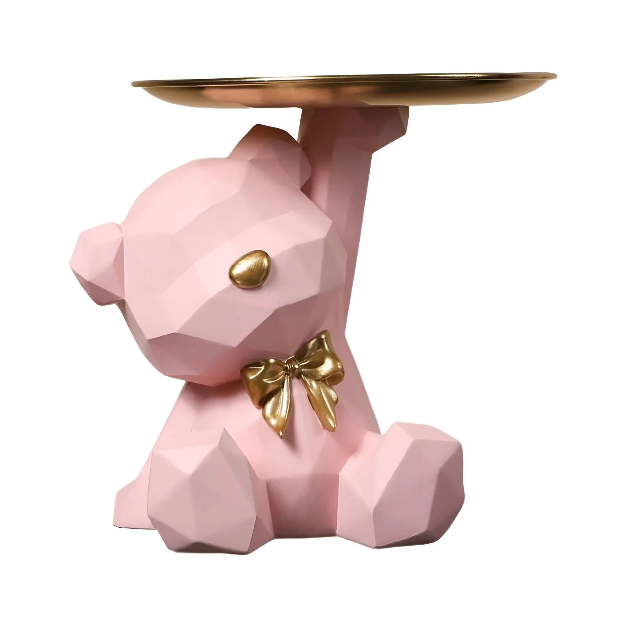 Bear Key Holder - Multifunktionaler Geometrischer Bär Schlüsselhalter und Schreibtischdekoration