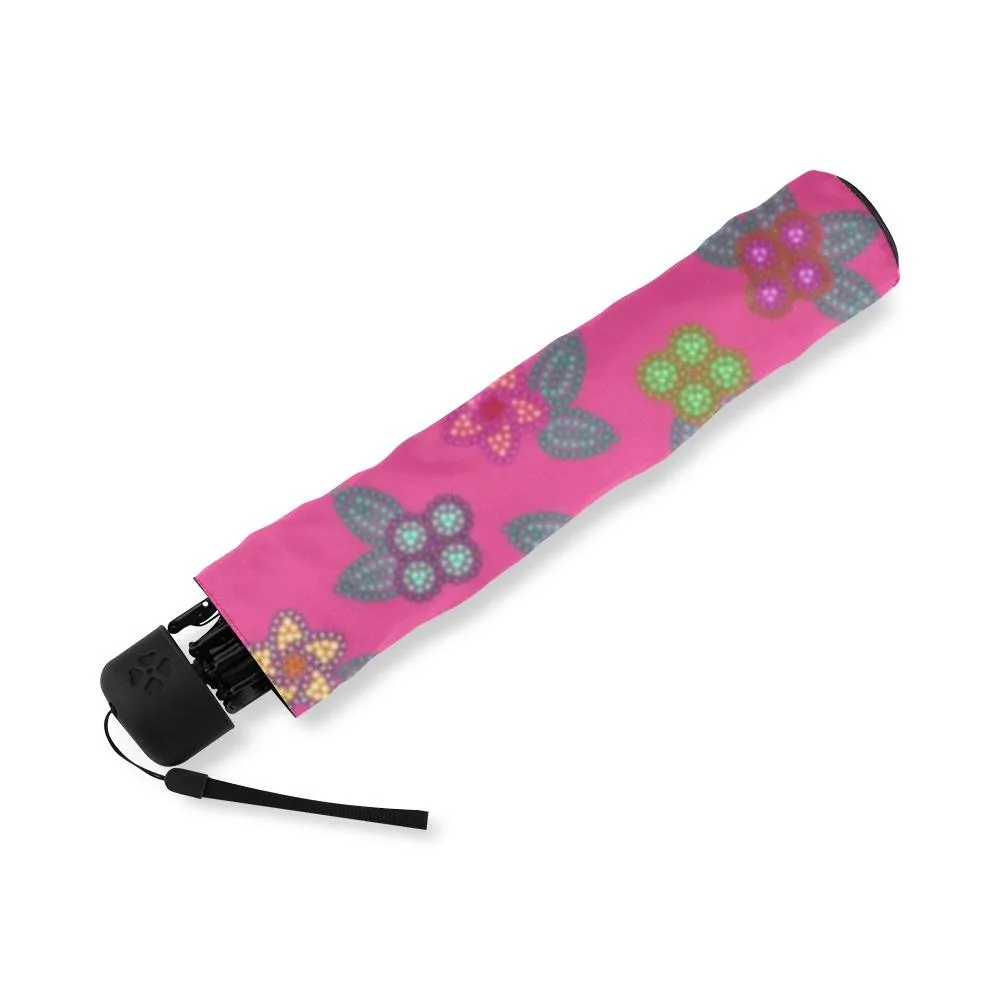Berry Flowers Foldable Umbrella