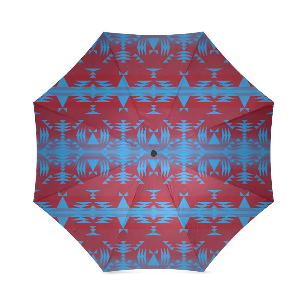 Between the Mountains Sierra Deep lake Foldable Umbrella