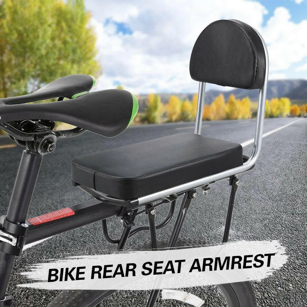 Bike Rear Seat Kid Bicycle Bike Rear Handrail Armrest Child Carrier Bike Back Seat