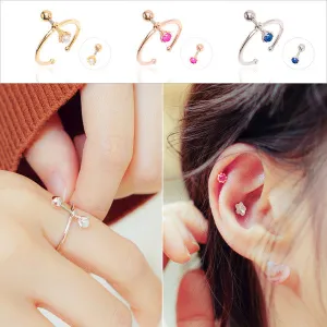 BIRTHSTONE AND PIERCING RING