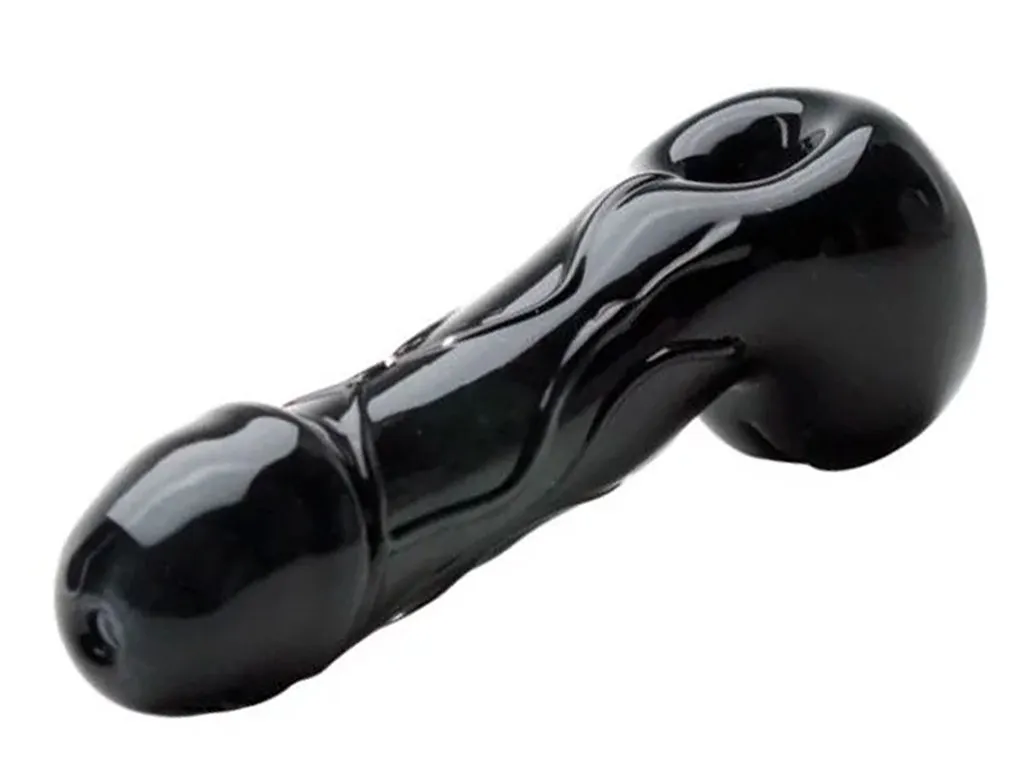 Black Phallus Hand Pipe