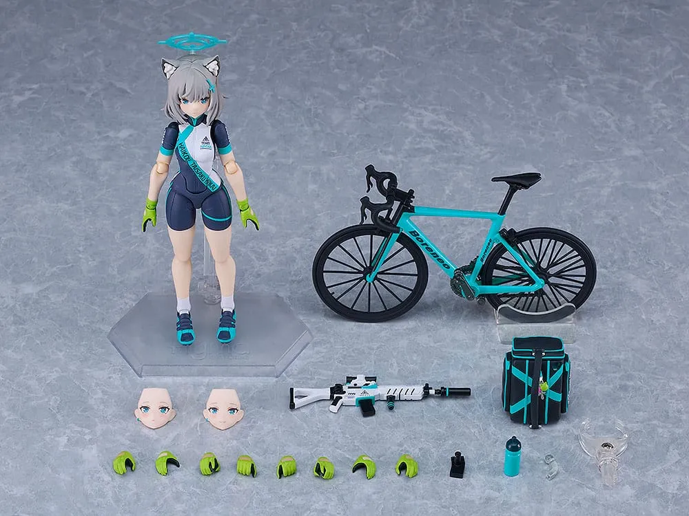 Blue Archive Figma Action Figure Shiroko Sunaookami Cycling DX Edition 15 Cm