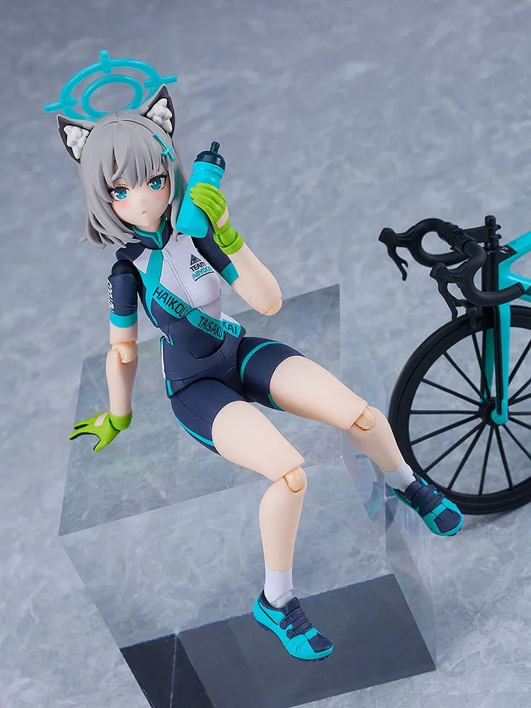 Blue Archive Figma Action Figure Shiroko Sunaookami Cycling DX Edition 15 Cm