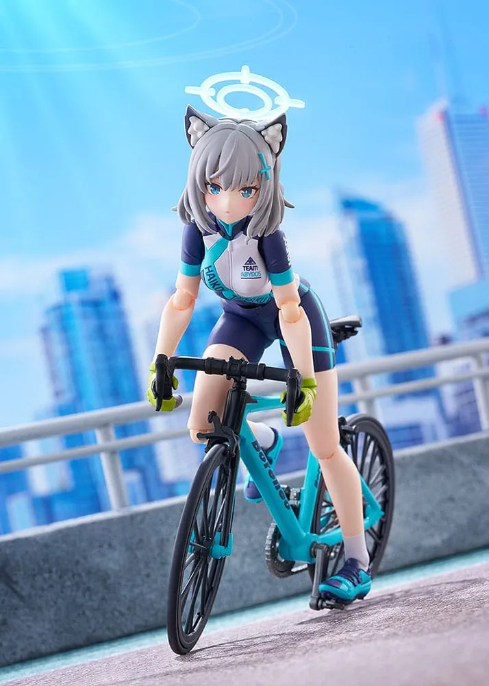 Blue Archive Figma Action Figure Shiroko Sunaookami Cycling DX Edition 15 Cm
