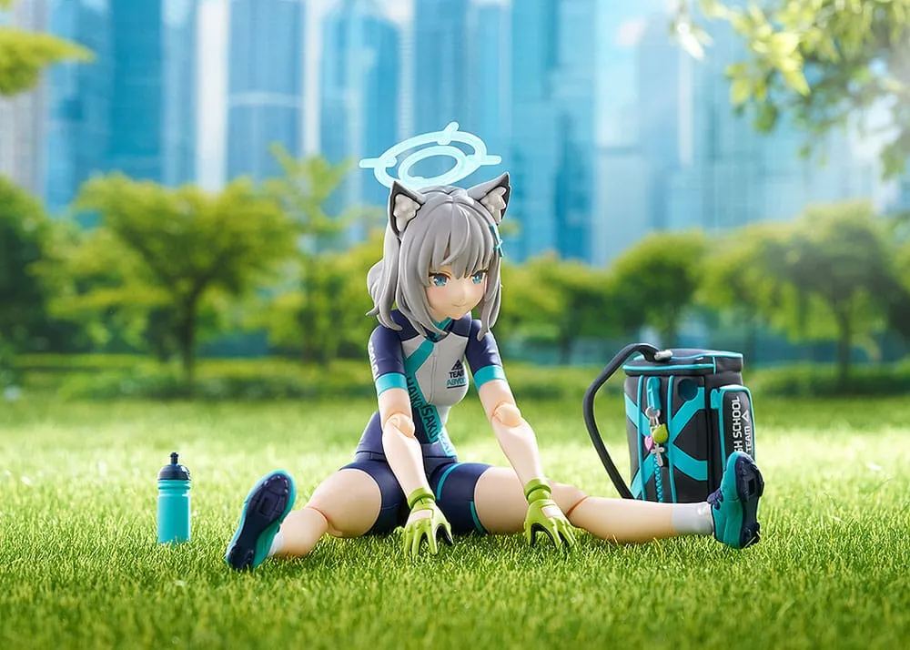Blue Archive Figma Action Figure Shiroko Sunaookami Cycling DX Edition 15 Cm