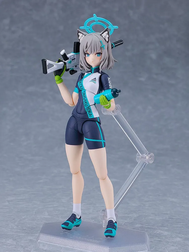 Blue Archive Figma Action Figure Shiroko Sunaookami Cycling DX Edition 15 Cm