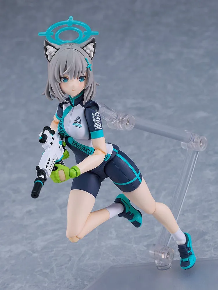 Blue Archive Figma Action Figure Shiroko Sunaookami Cycling DX Edition 15 Cm