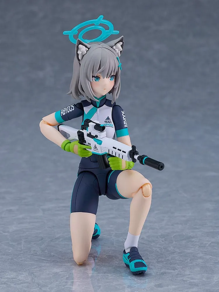 Blue Archive Figma Action Figure Shiroko Sunaookami Cycling DX Edition 15 Cm